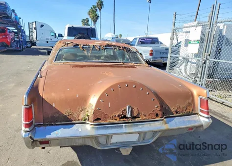 1971 Lincoln Mark Iii from USA, damaged, VIN 1Y89A848387